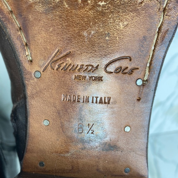 Vintage Kenneth Cole Boots The Way Leather sz 6.5 - Picture 6 of 6
